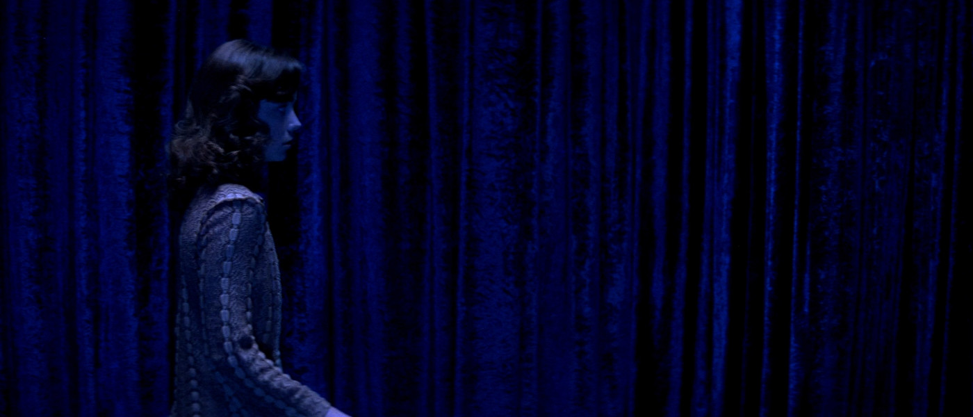 Blue nighttime scene from Suspiria